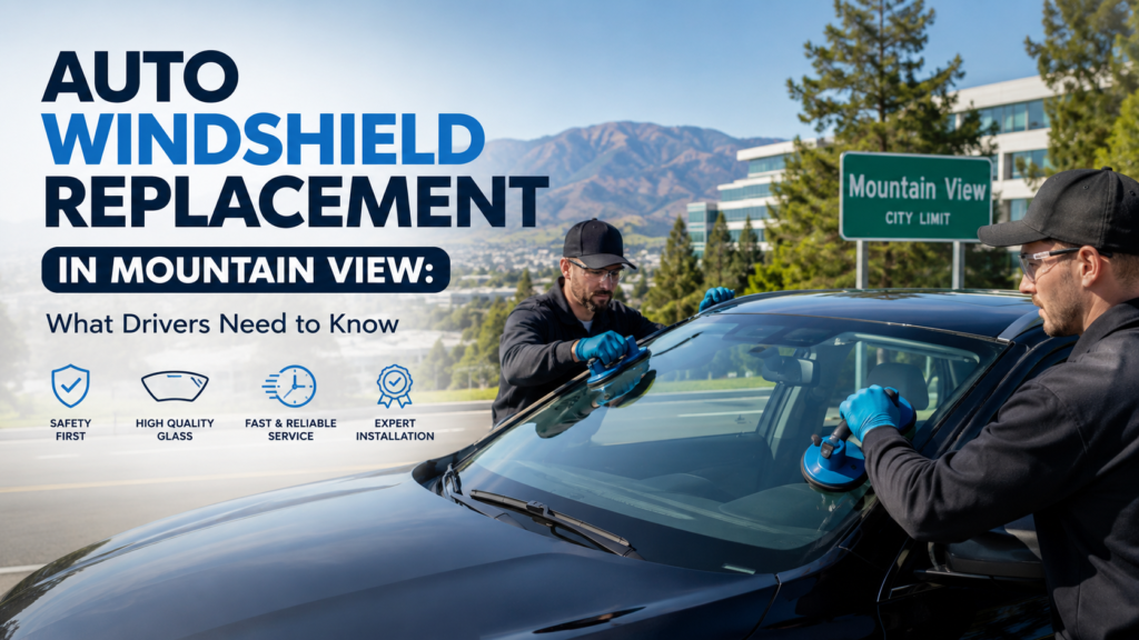 Auto Windshield Replacement in Mountain View: What Drivers Need to Know